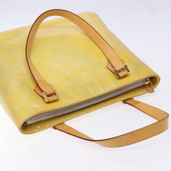 LOUIS VUITTON Monogram Vernis Houston Hand Bag Gris M91053 - Picture 6 of 13